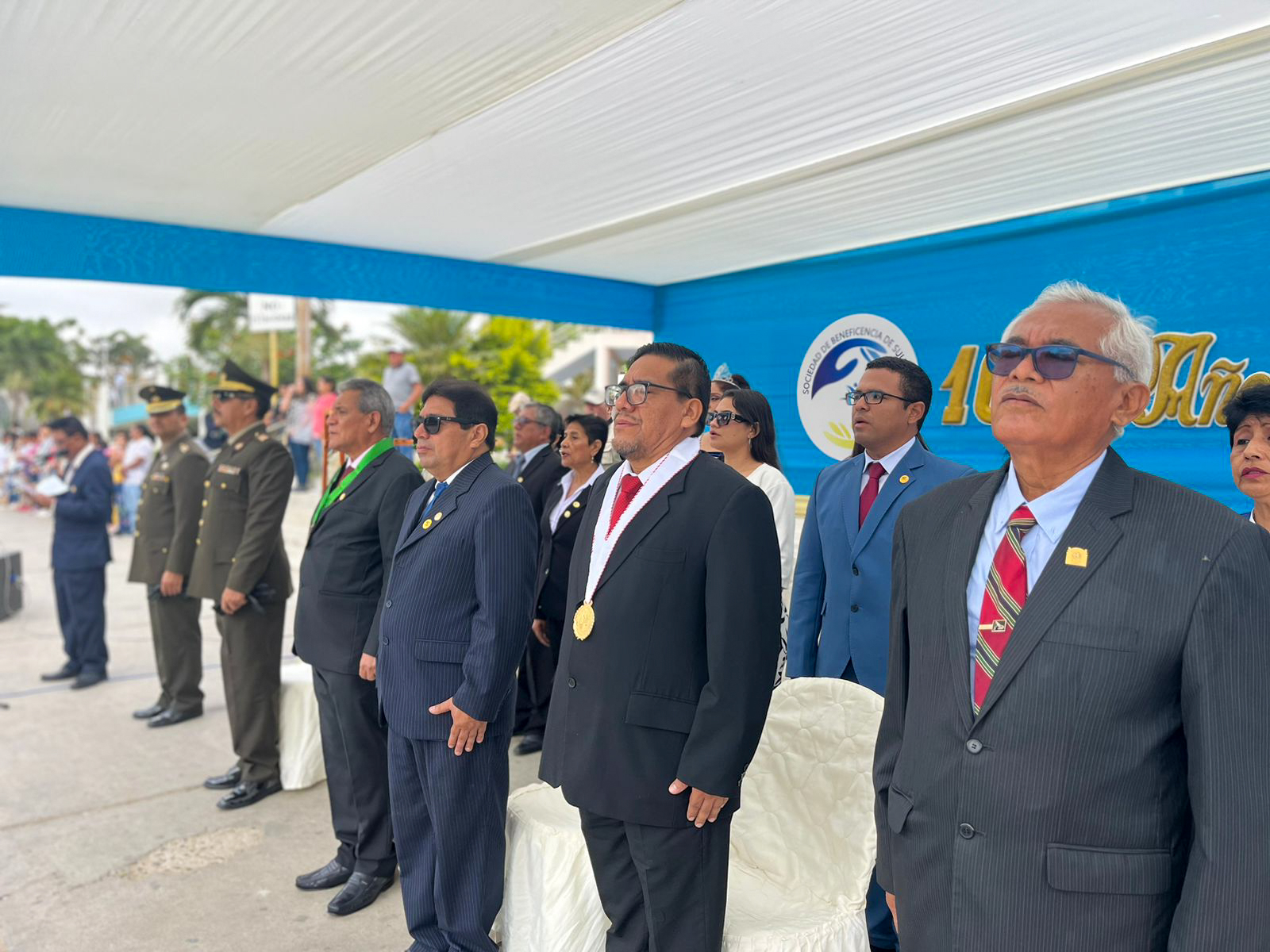 MUNICIPALIDAD PROVINCIAL DE SULLANA PARTICIPA EN LOS ACTOS CONMEMORATIVOS CON MOTIVO DE LA CELEBRACIÓN DEL CENTENARIO DE LA BENEFICENCIA, CUYA FECHA CENTRAL ES EL 01 DE DICIEMBRE.