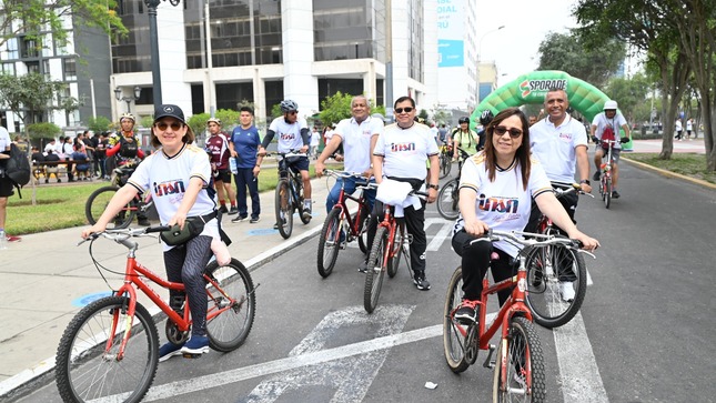 INSN organizó con éxito la gran bicicleteada familiar por su 94° aniversario