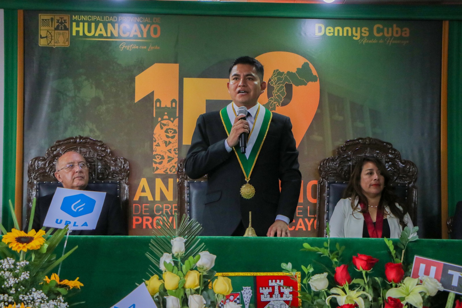 Denny Cuba Rivera en su mensaje por el aniversario de Huancayo:"no seré un alcalde que administre pobreza"