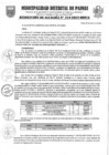 Vista preliminar de documento RESOLUCION DE ALCALDIA Nº216