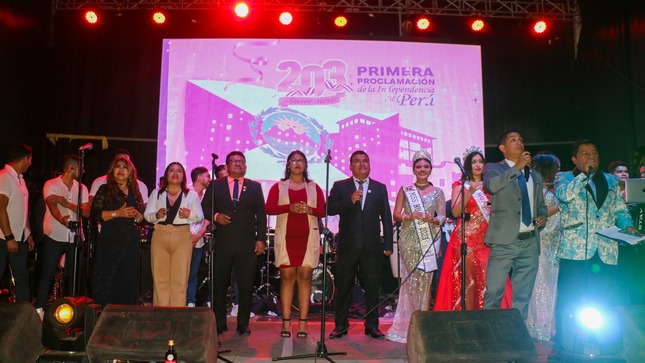 VERBENA SERENATA POR EL 203° ANIVERSARIO DEL PRIMER GRITO DE LIBERTAD EN HUAURA 