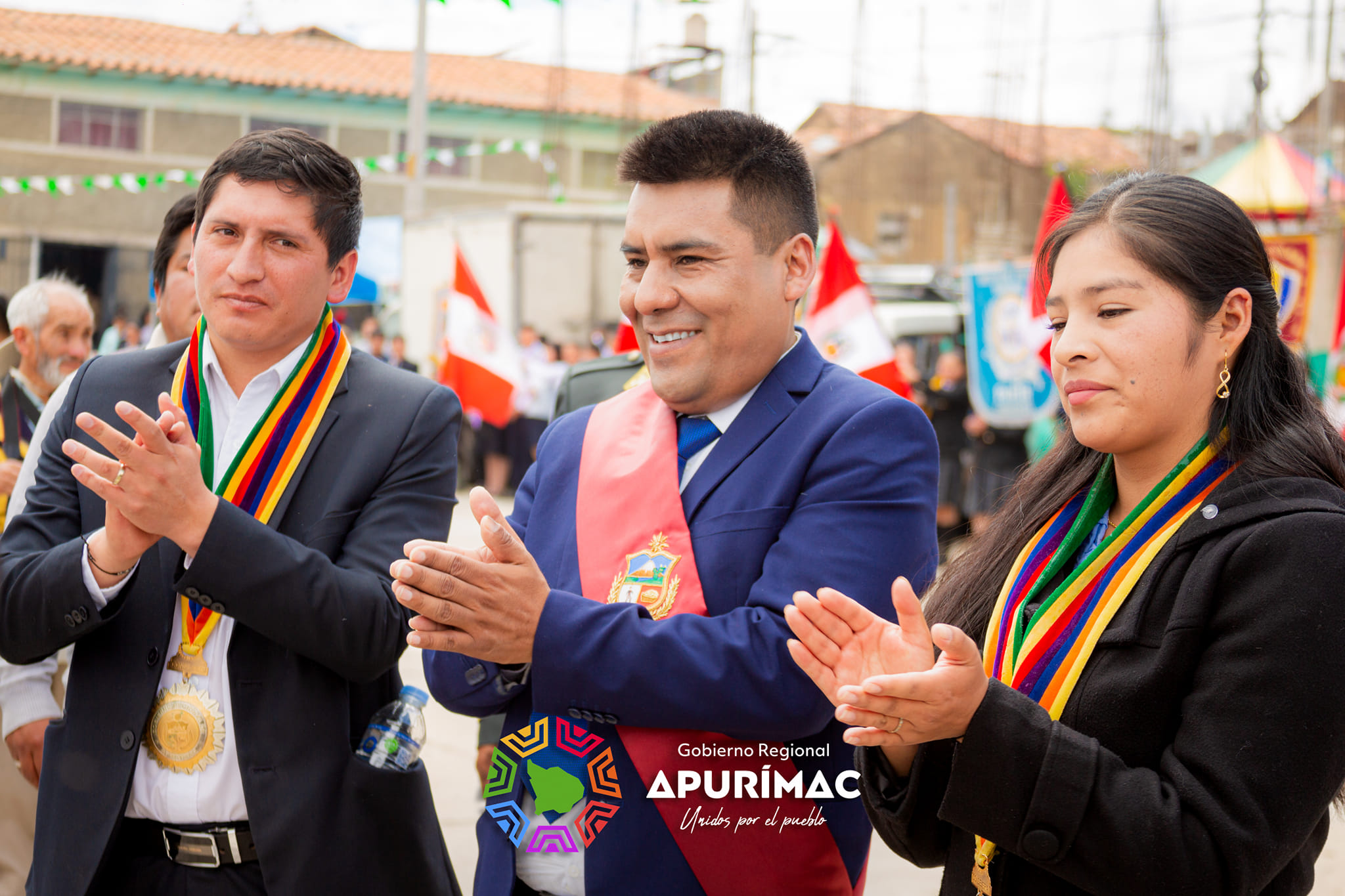 Gobernador regional presente en las actividades oficiales por el aniversario patronal de Santa Catalina de Alejandría en Curahuasi