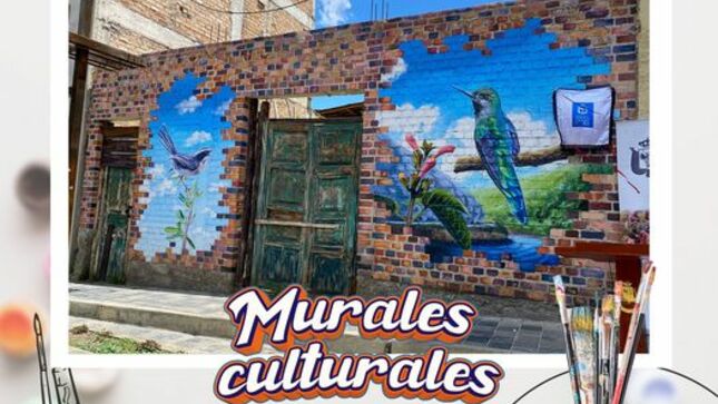 Visita nuestro mural ubicado en el Psj San Martín cdr. 3 - Plaza de Armas  y comparte el arte de nuestros artistas en tus redes sociales 📸 y utiliza el hashtag #CajamarcaDeColores. 