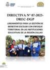 Vista preliminar de documento DIRECTIVA 07-2023-DREC-DGP