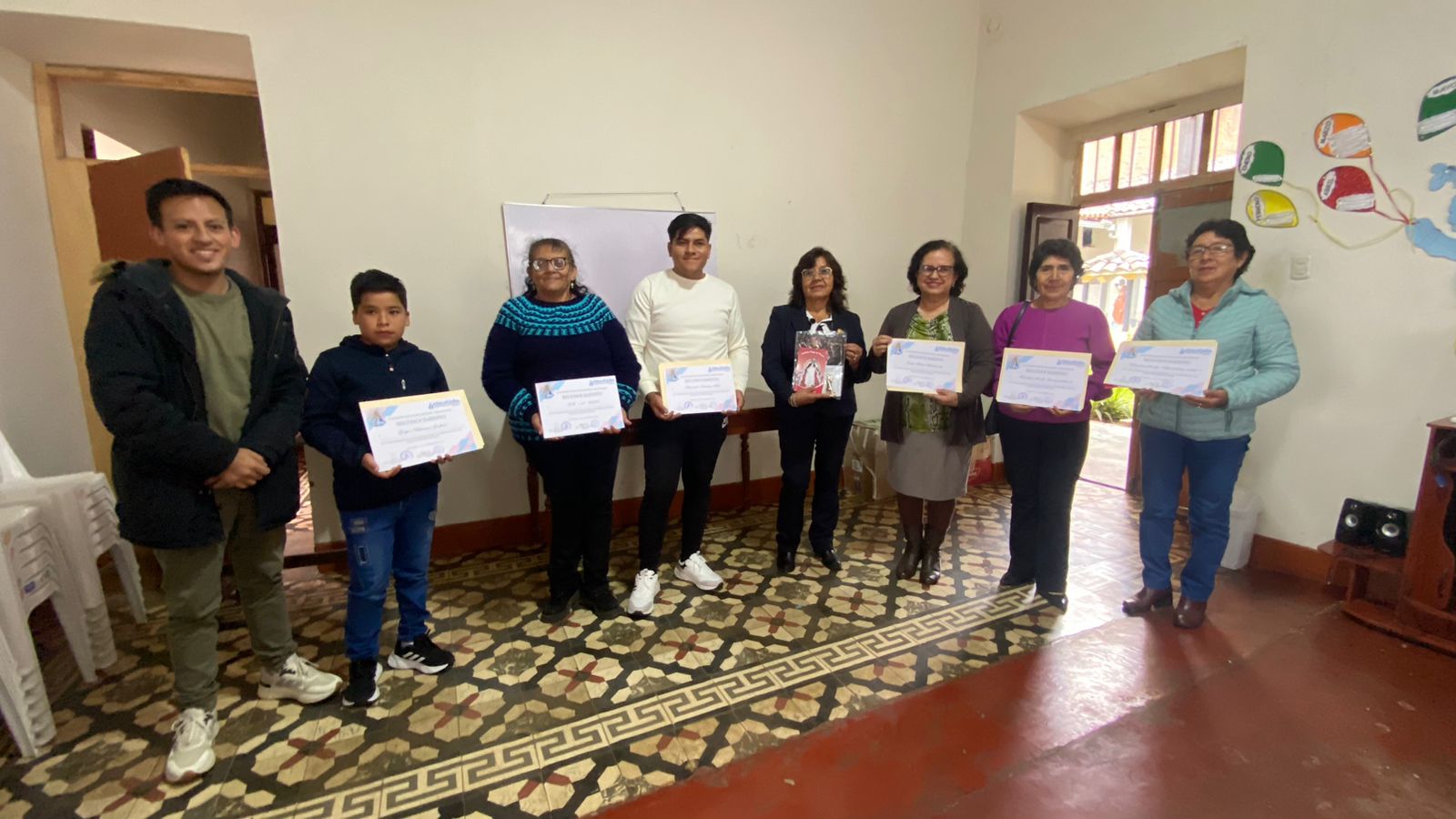 Premiación del I concurso de Arcos y Altares