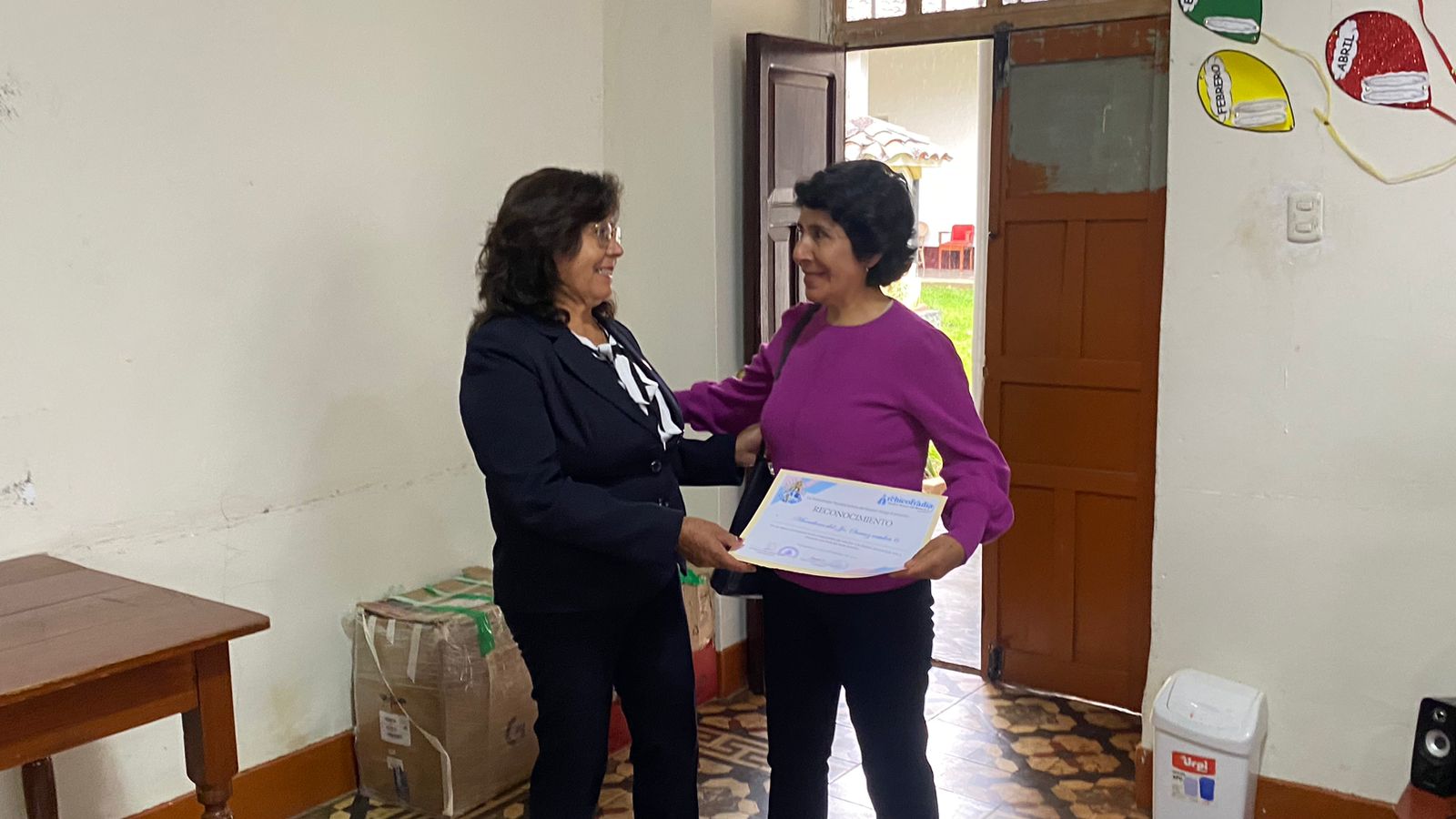 Premiación del I concurso de Arcos y Altares