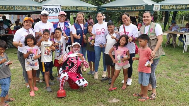 Con gran éxito Maynas, UNFPA y PROMSEX, desarrollaron feria multisectorial "Niñas, no esposas”