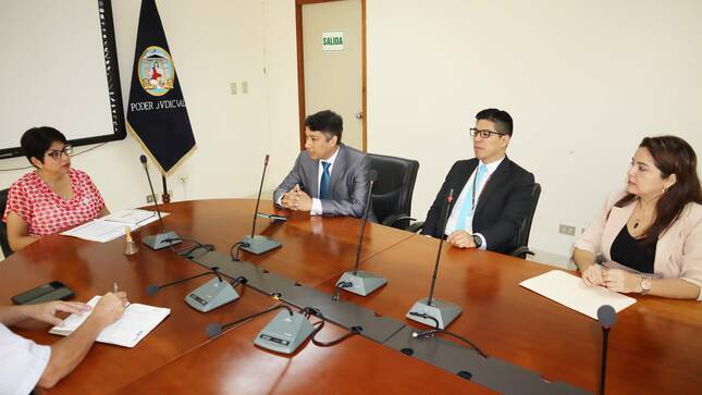 Realizan visita de monitoreo para evaluar el avance y resultados del Plan de Liquidación de la Ley 26636 y Plan de Descarga de Procesos 