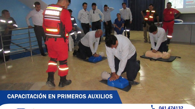 Capacitación de Primeros Auxilios para el equipo de EMSEU S.A.C.