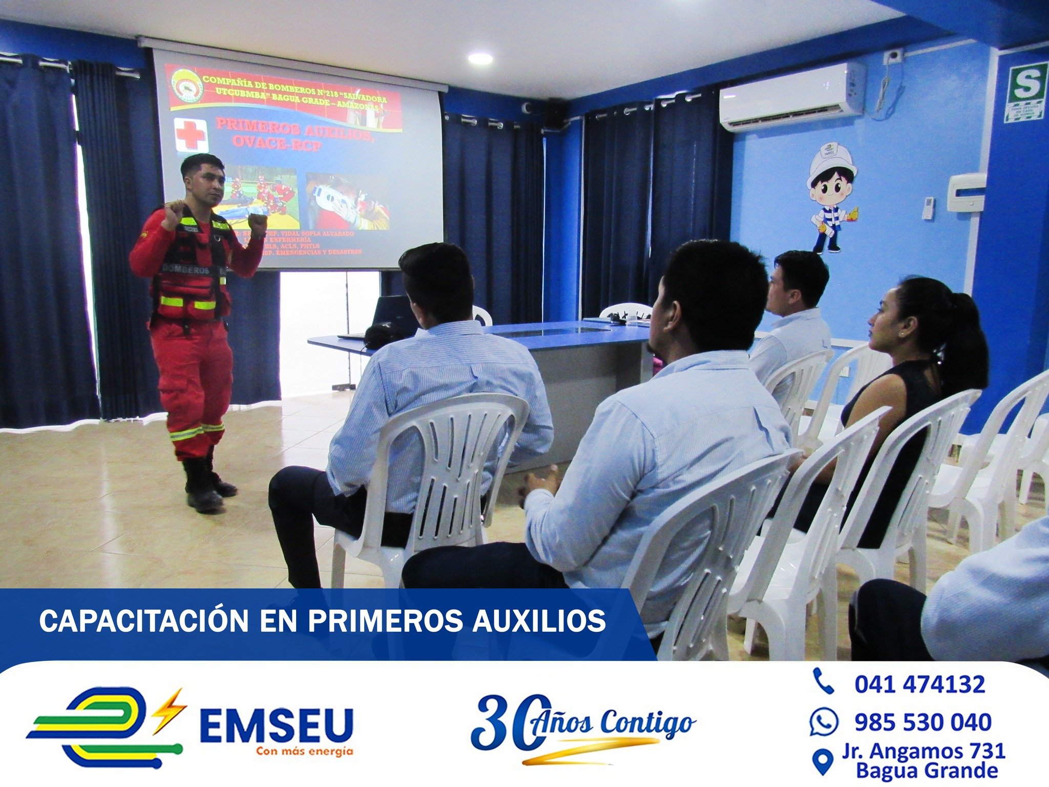 Capacitación de Primeros Auxilios para el equipo de EMSEU S.A.C.