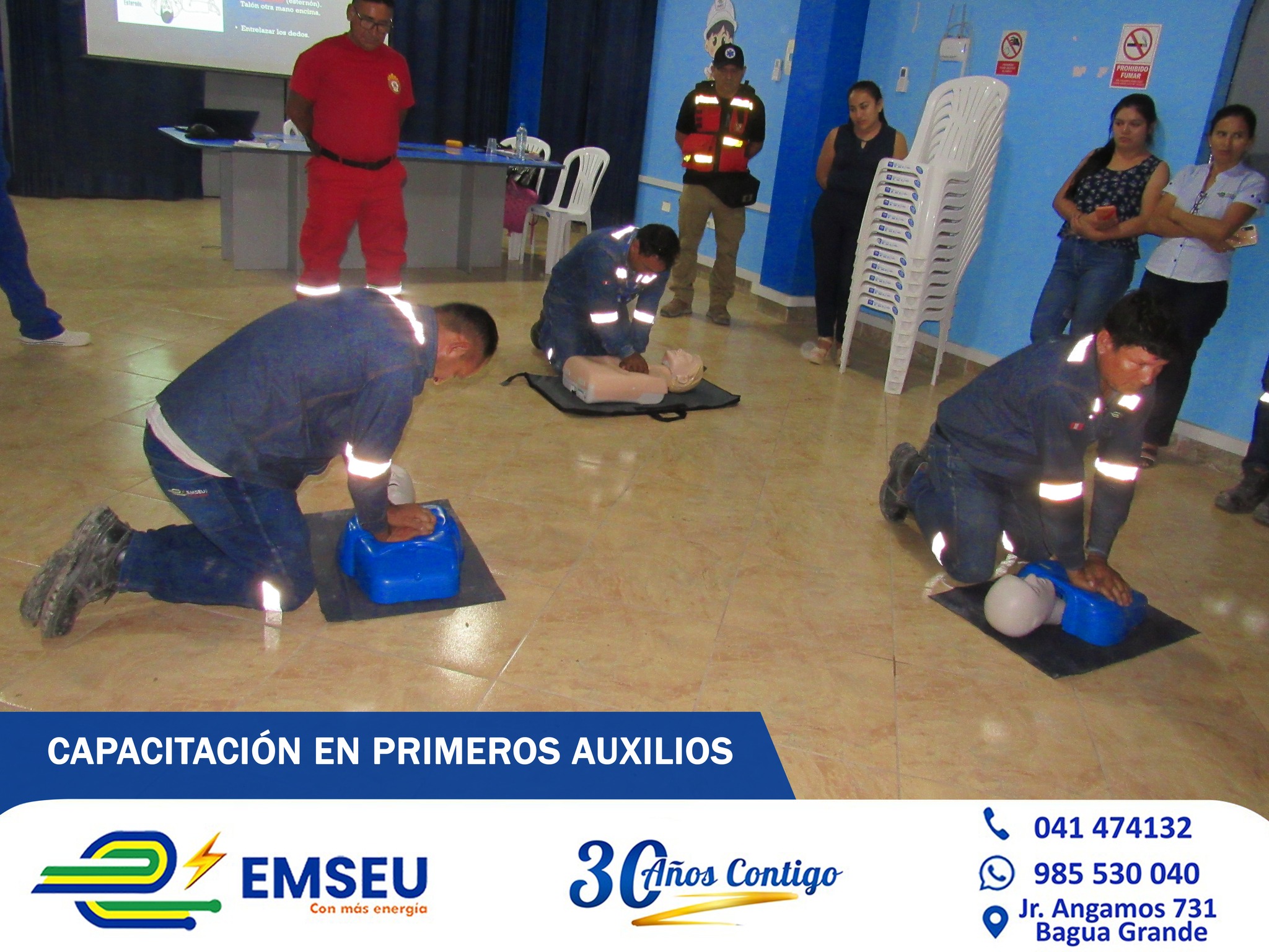 Capacitación de Primeros Auxilios para el equipo de EMSEU S.A.C.