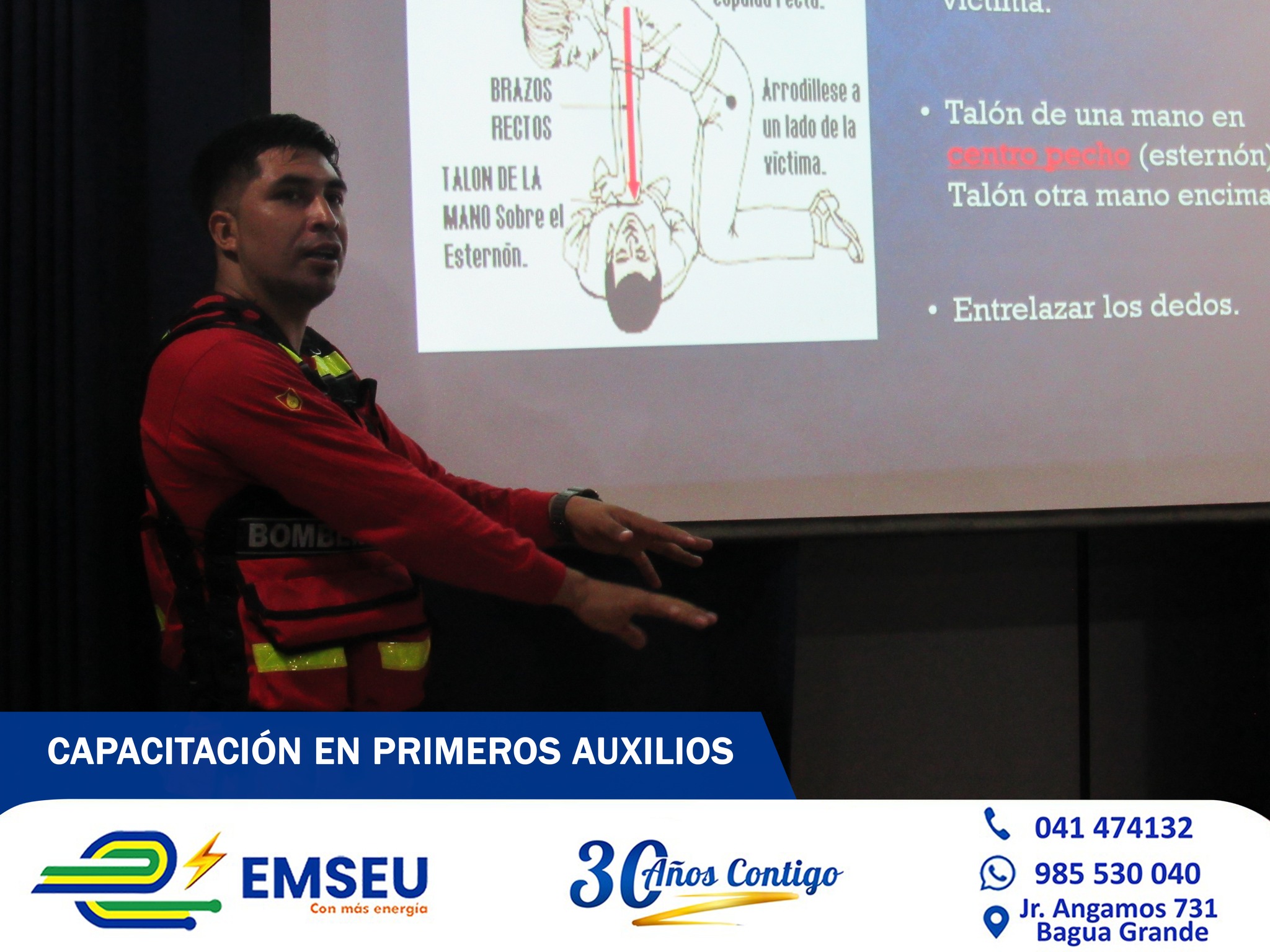 Capacitación de Primeros Auxilios para el equipo de EMSEU S.A.C.