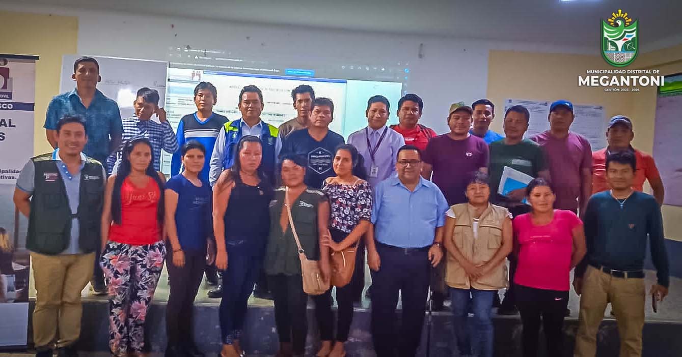Registradores civiles de Megantoni participaron en curso bรกsico en procedimientos del Registro Civil