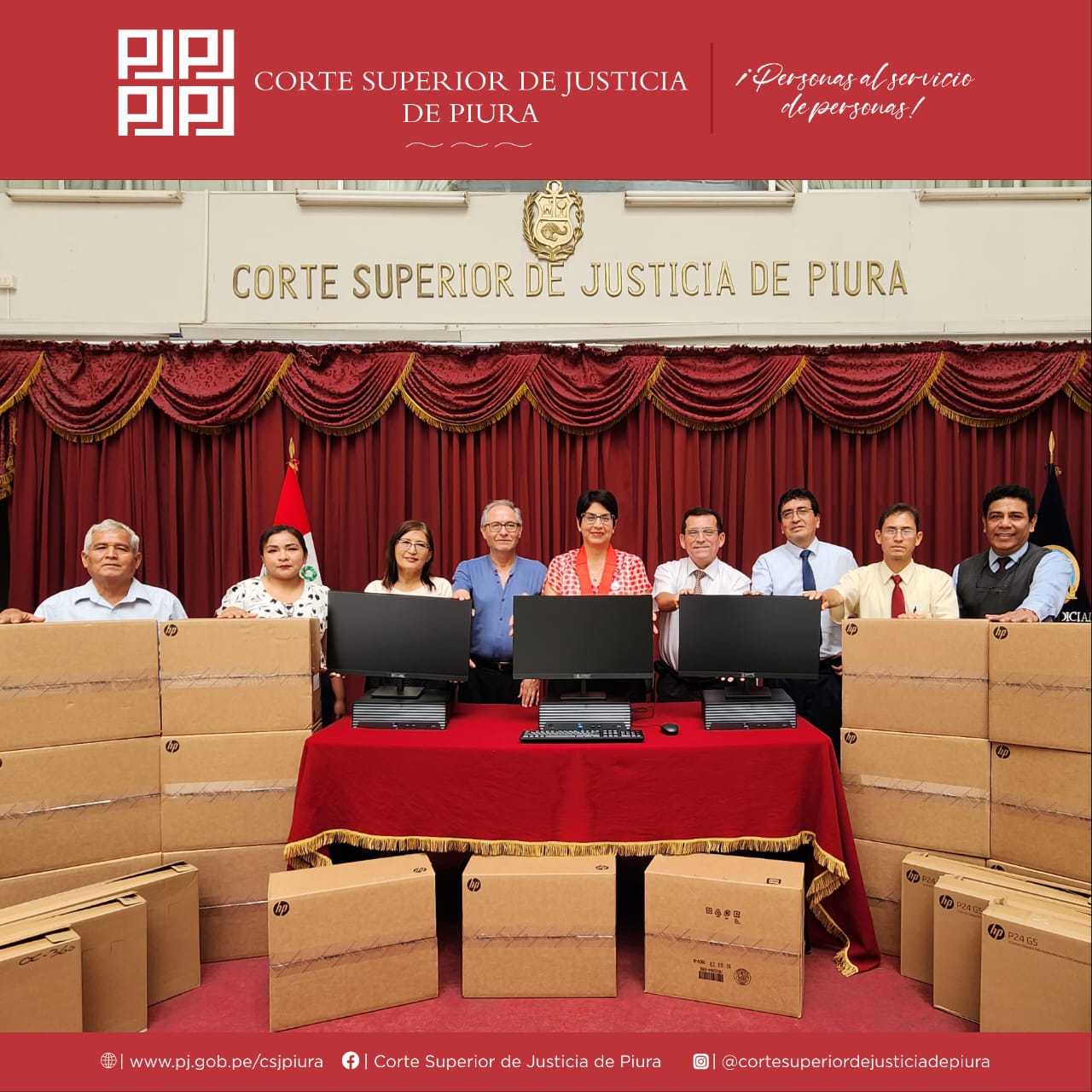 Continúa proceso de modernización de equipos informáticos en la Corte Superior de Piura