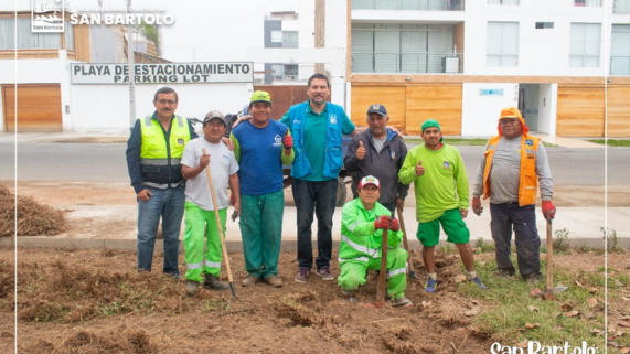 ¡Comenzamos los trabajos de mantenimiento en el parque Olaya!