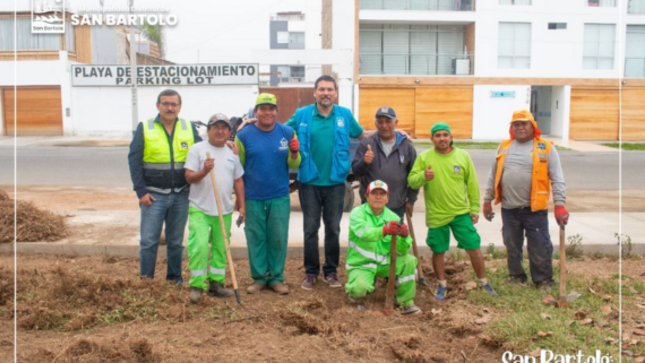 ¡Comenzamos  los trabajos de mantenimiento en el parque Olaya! 