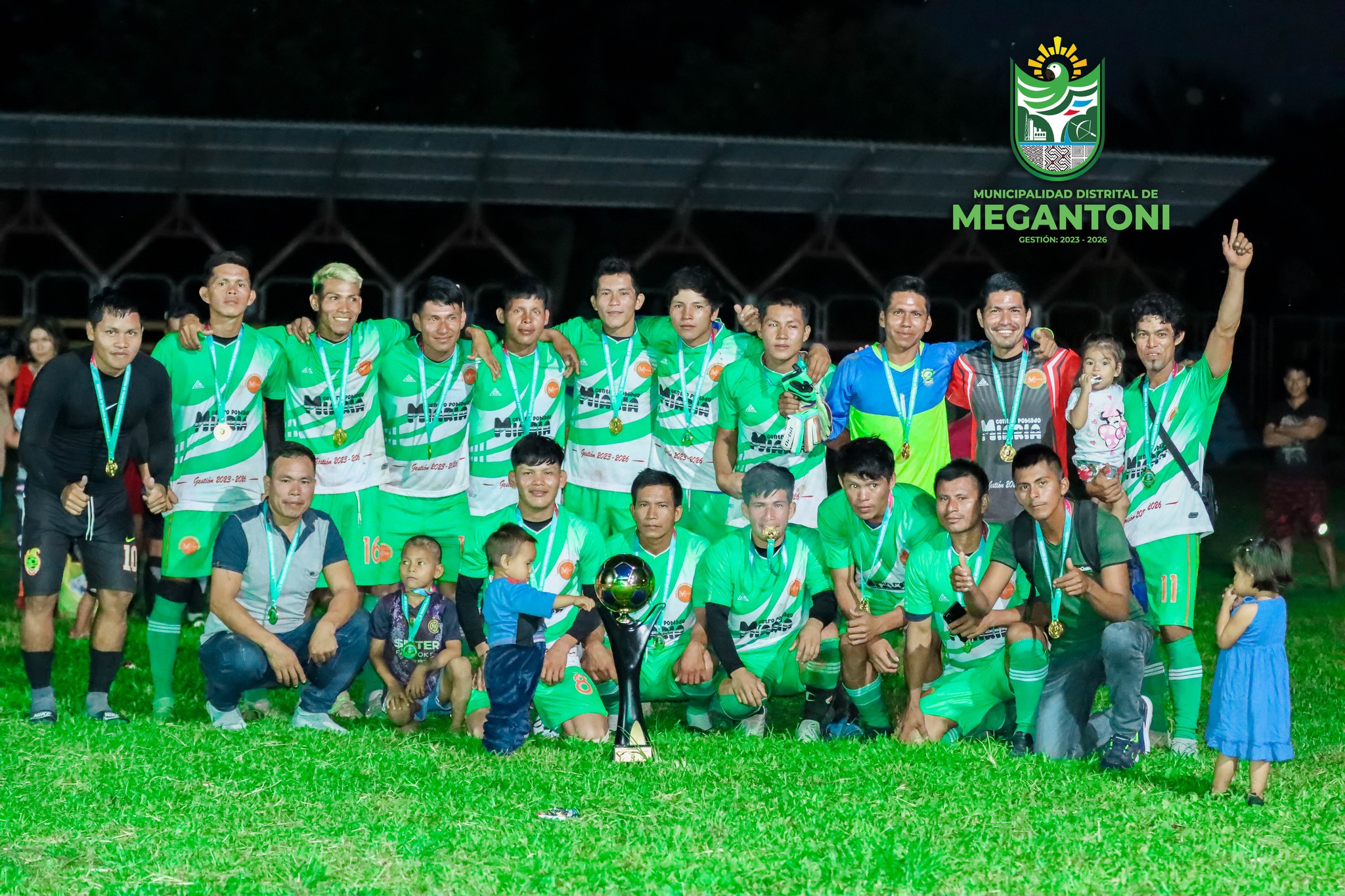 Campeonato de Futbol culmino la celebraci贸n de aniversario del Centro Poblado de Miaria