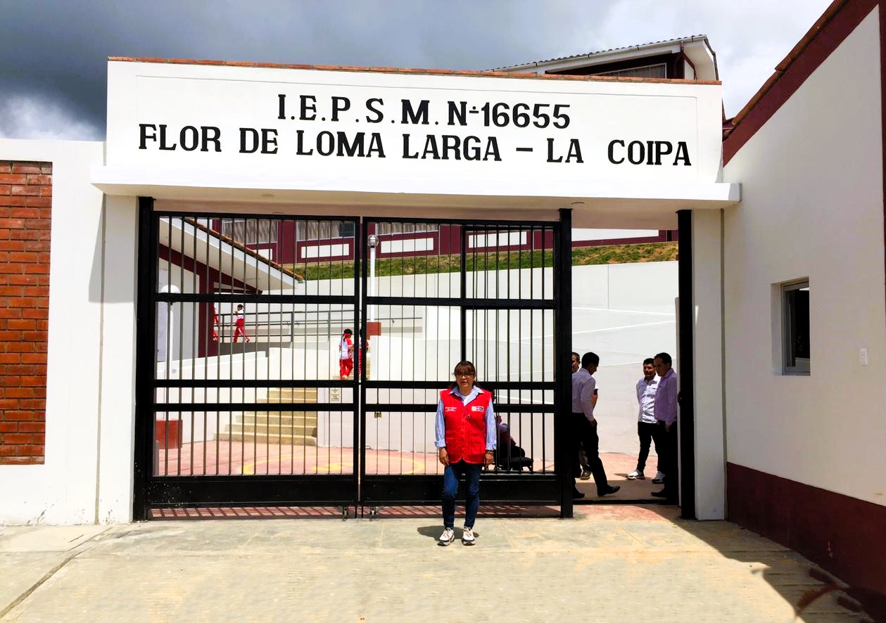 inauguran nueva infraestructura de la IE N.º 16655, en La Coipa, San Ignacio