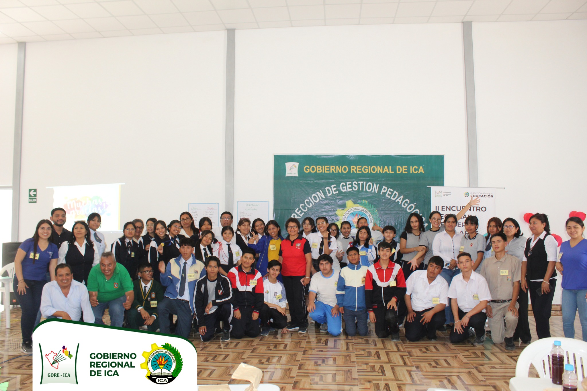 La Dirección Regional de Educación de Ica reunió a estudiantes del nivel secundaria de toda la región, ofreciendo el taller "Estrategias de Participación Estudiantil y Desarrollo de Inteligencia Emocional" fortaleciendo habilidades clave como la comunicación, el respeto y el autoconocimiento.