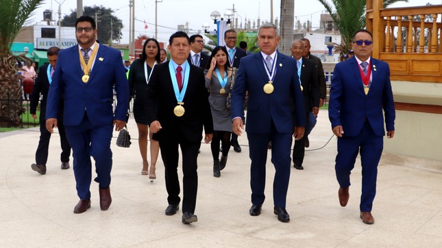 Alcalde Fernando Cárdenas participó en los actos conmemorativos por el aniversario del distrito de Aucallama