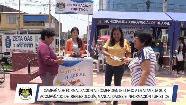 MPH continúa con su "Campaña Formalízate Comerciante Huaralino"