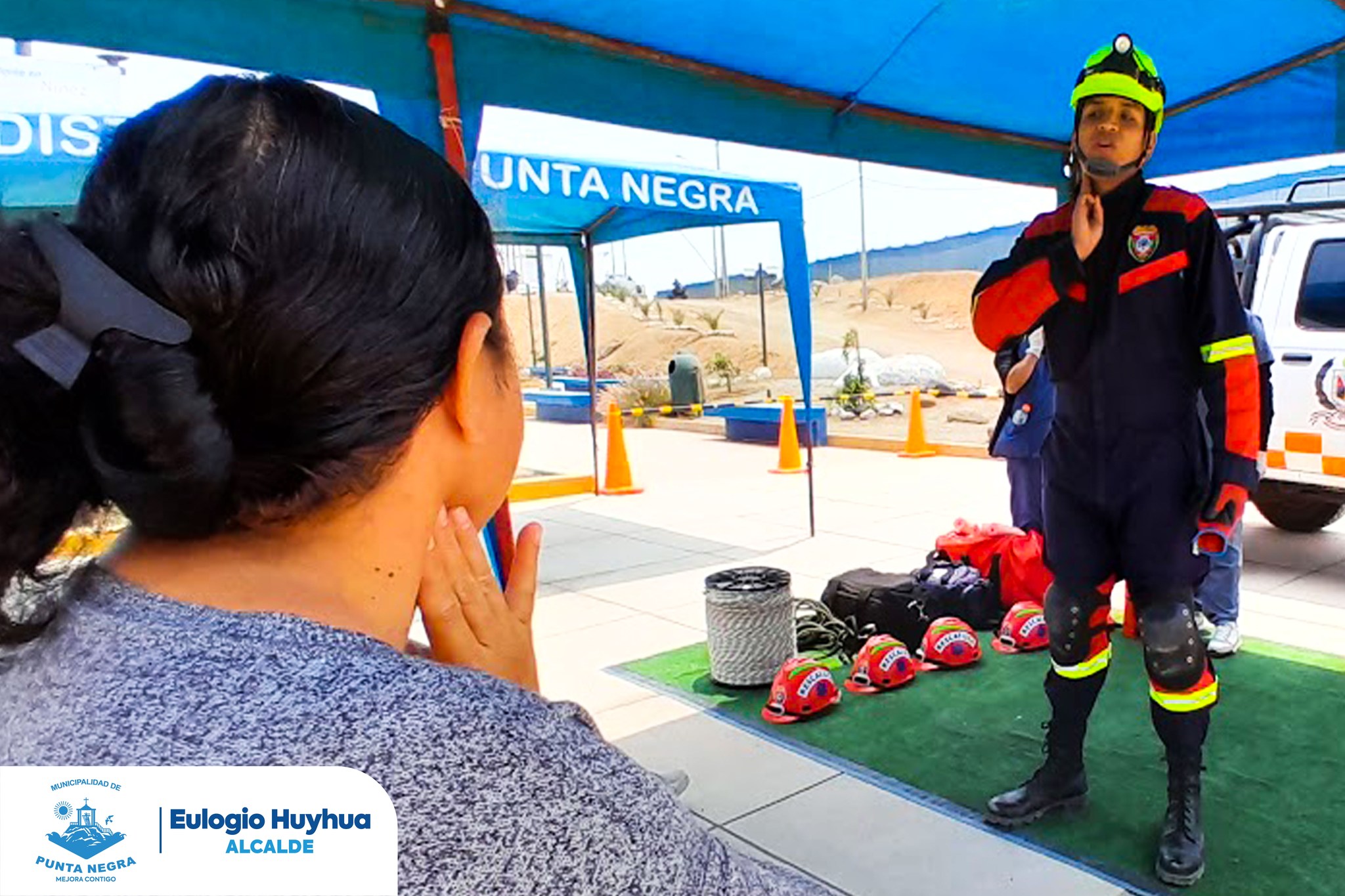 Jornada de prevención en primeros auxilios en Santa Rosa Alta y Baja.
