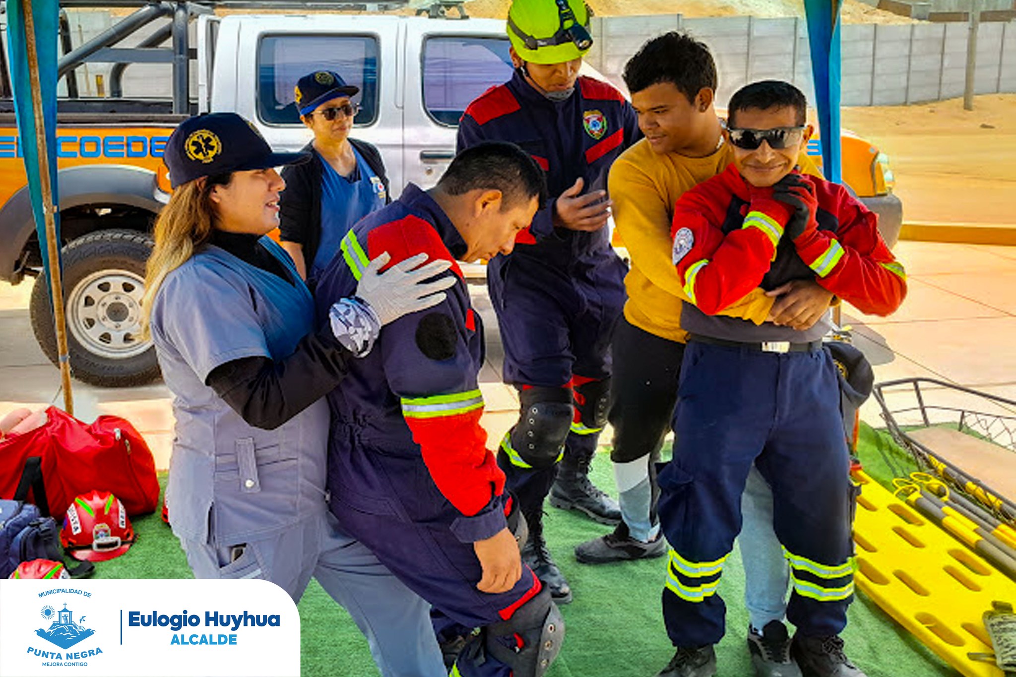 Jornada de prevención en primeros auxilios en Santa Rosa Alta y Baja.
