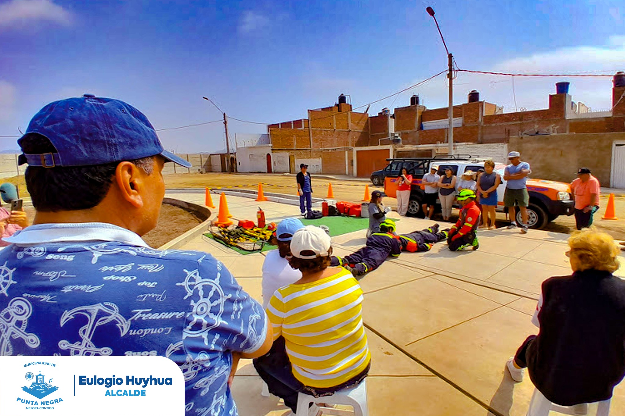 Jornada de prevención en primeros auxilios en Santa Rosa Alta y Baja.
