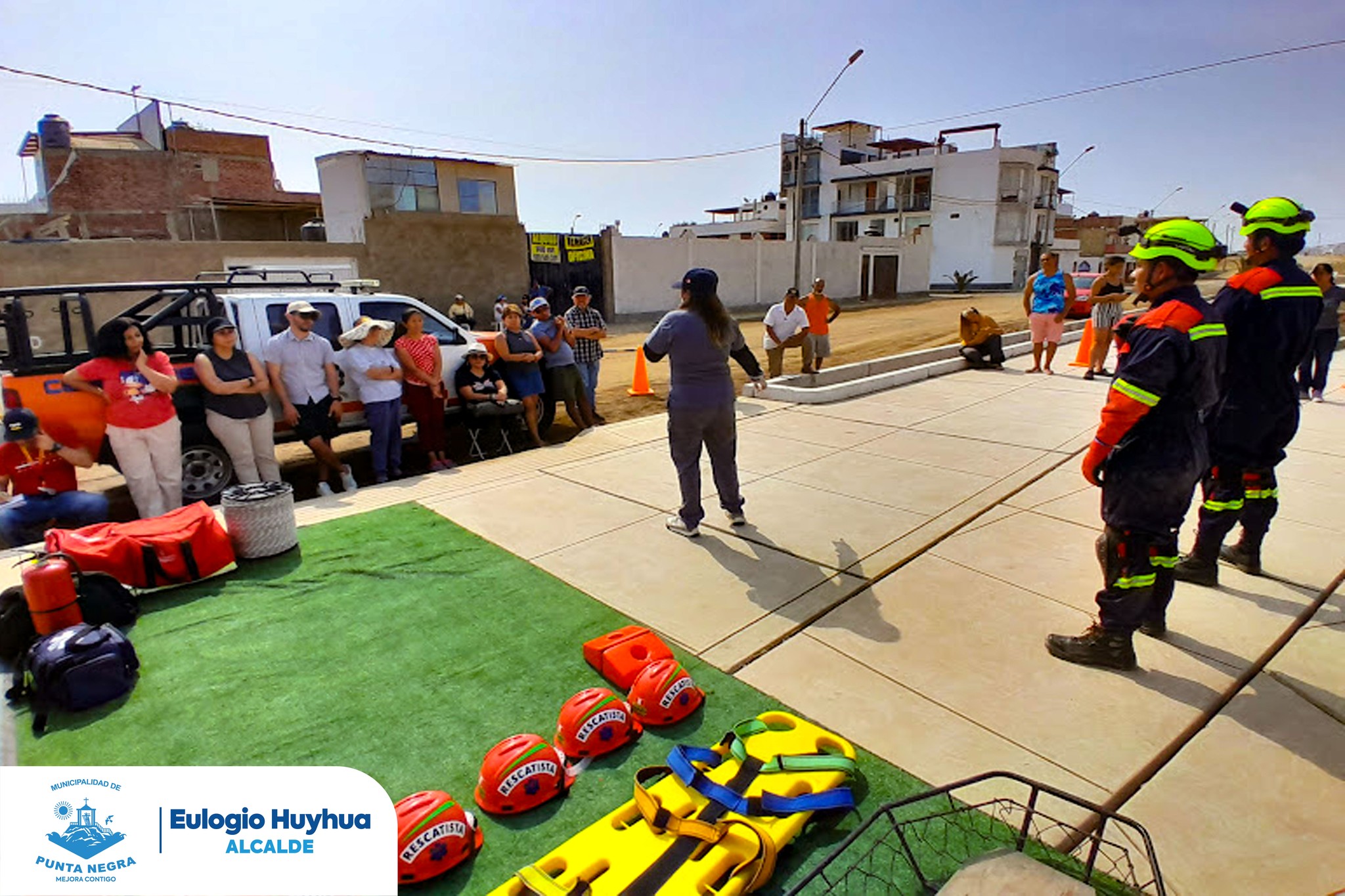 Jornada de prevención en primeros auxilios en Santa Rosa Alta y Baja.