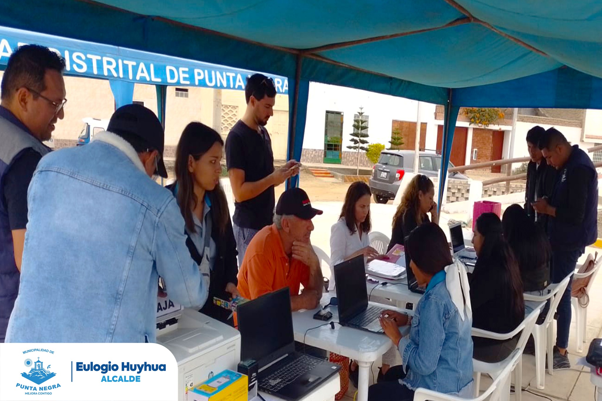 Gran campaña de concientización tributaria en la Urb. Santa Rosa Baja