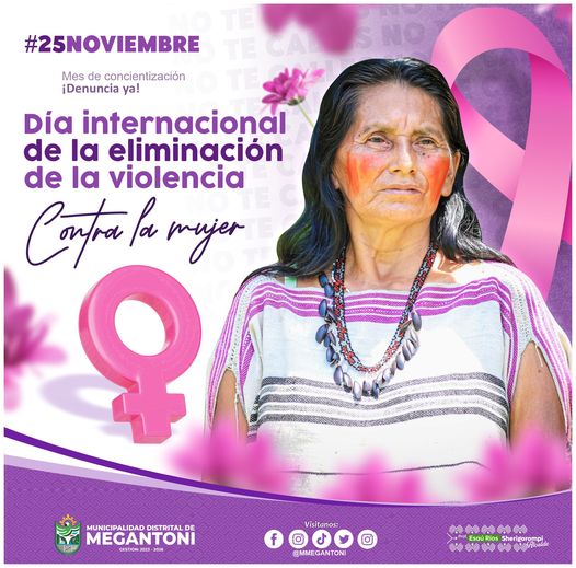Dรญa internacional de la eliminaciรณn de la violencia contar la mujer