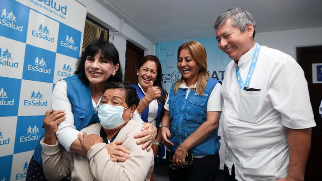 Presidenta de EsSalud llega a Iquitos 