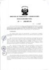 Vista preliminar de documento R.D. N° 084-2020-MTC-16.