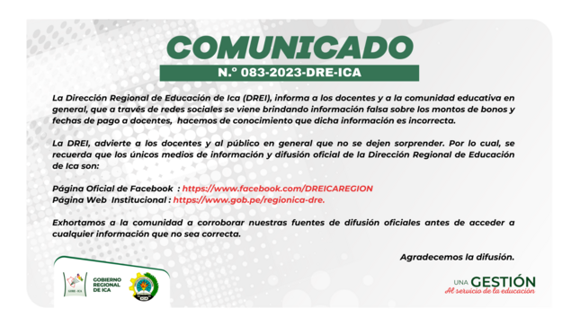 Comunicado