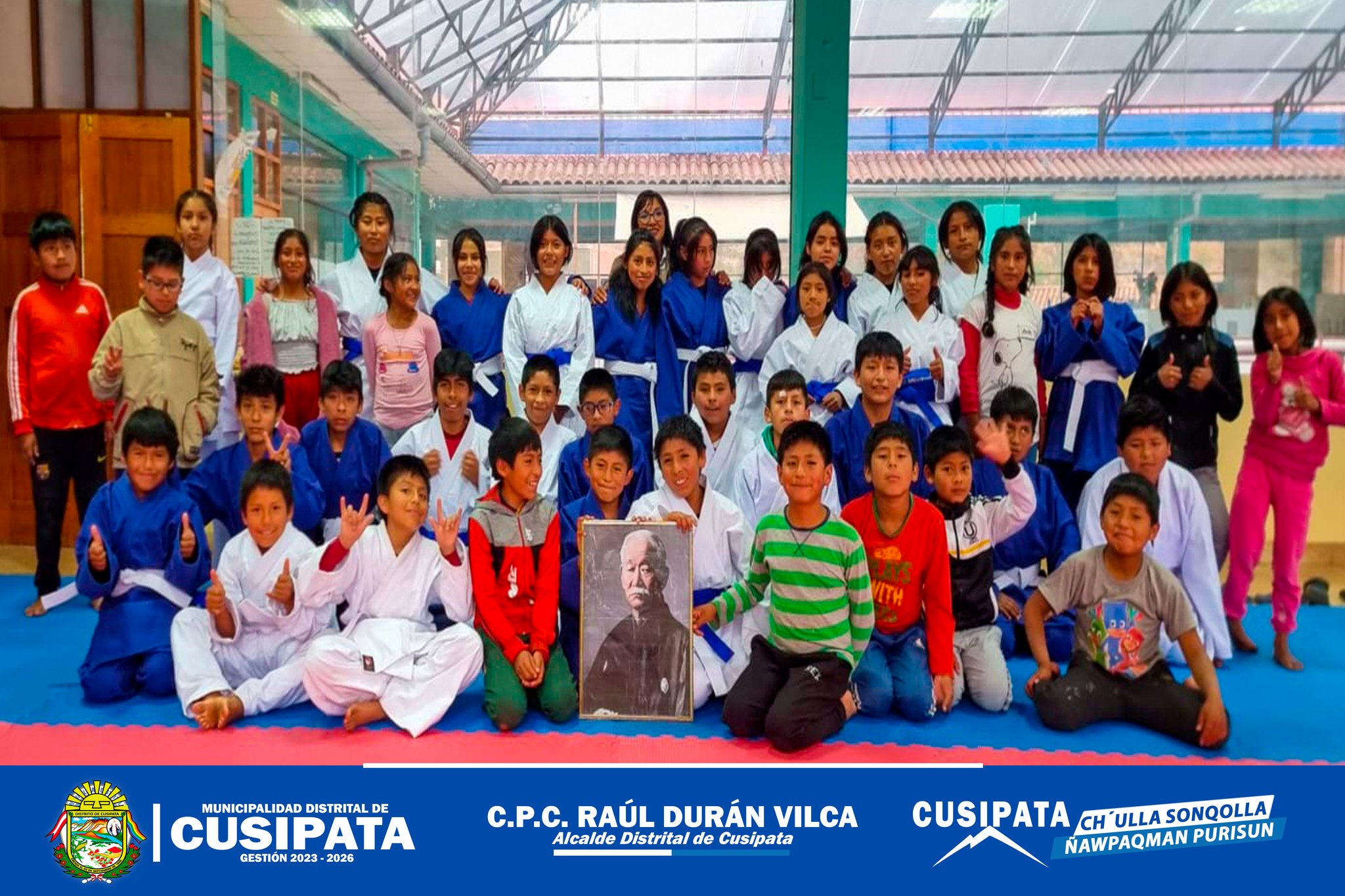 La academia de judo