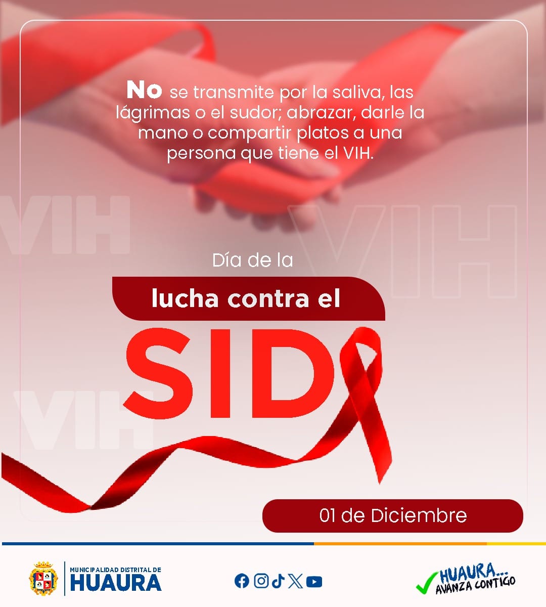 DÍA MUNDIAL DE LA LUCHA CONTRA EL SIDA #01deDiciembre