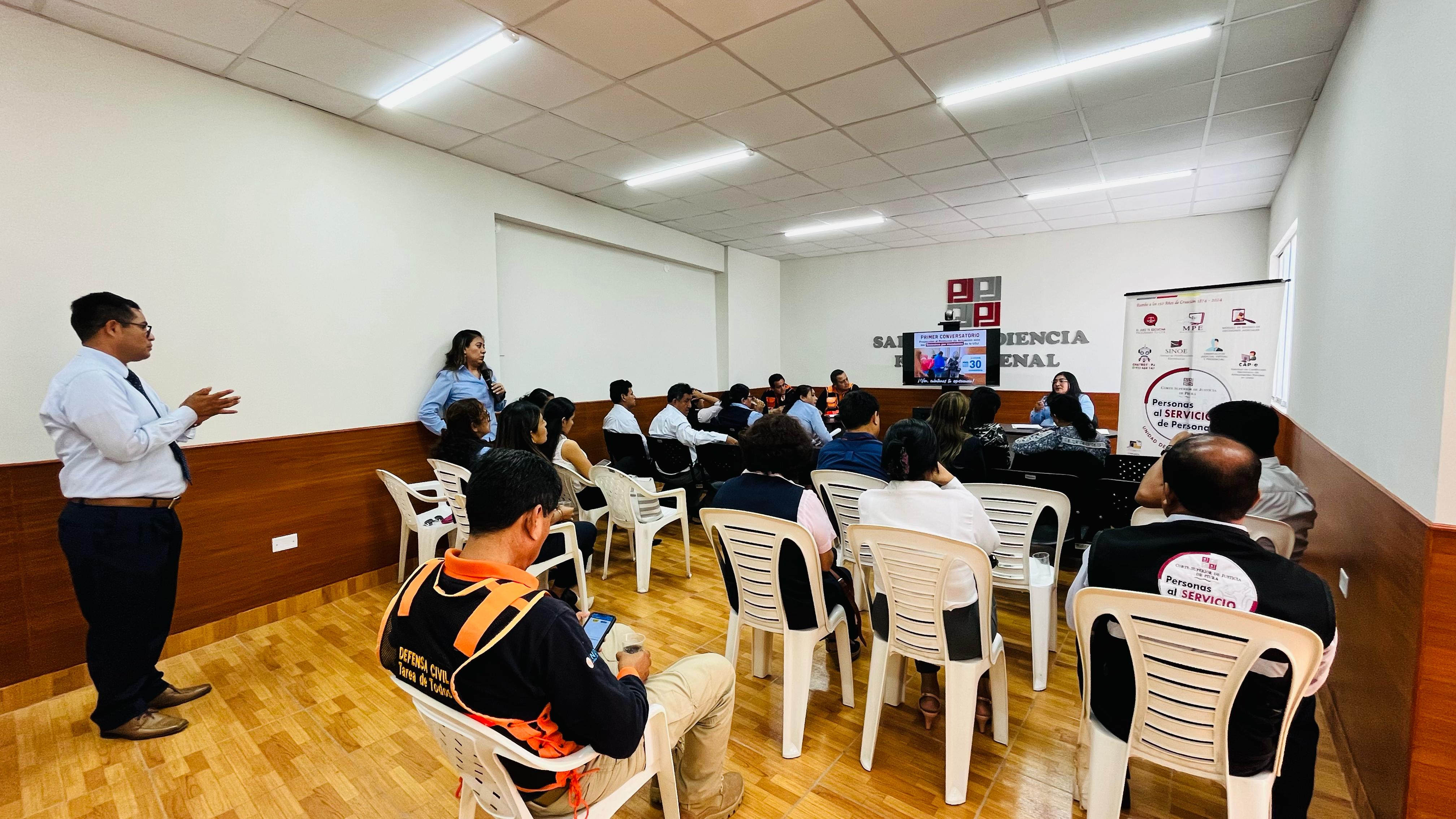 Unidad de Servicios Judiciales realizó el I Conversatorio: “Proyección al Protocolo de Actuación ante los Siniestros por Inundación de la US