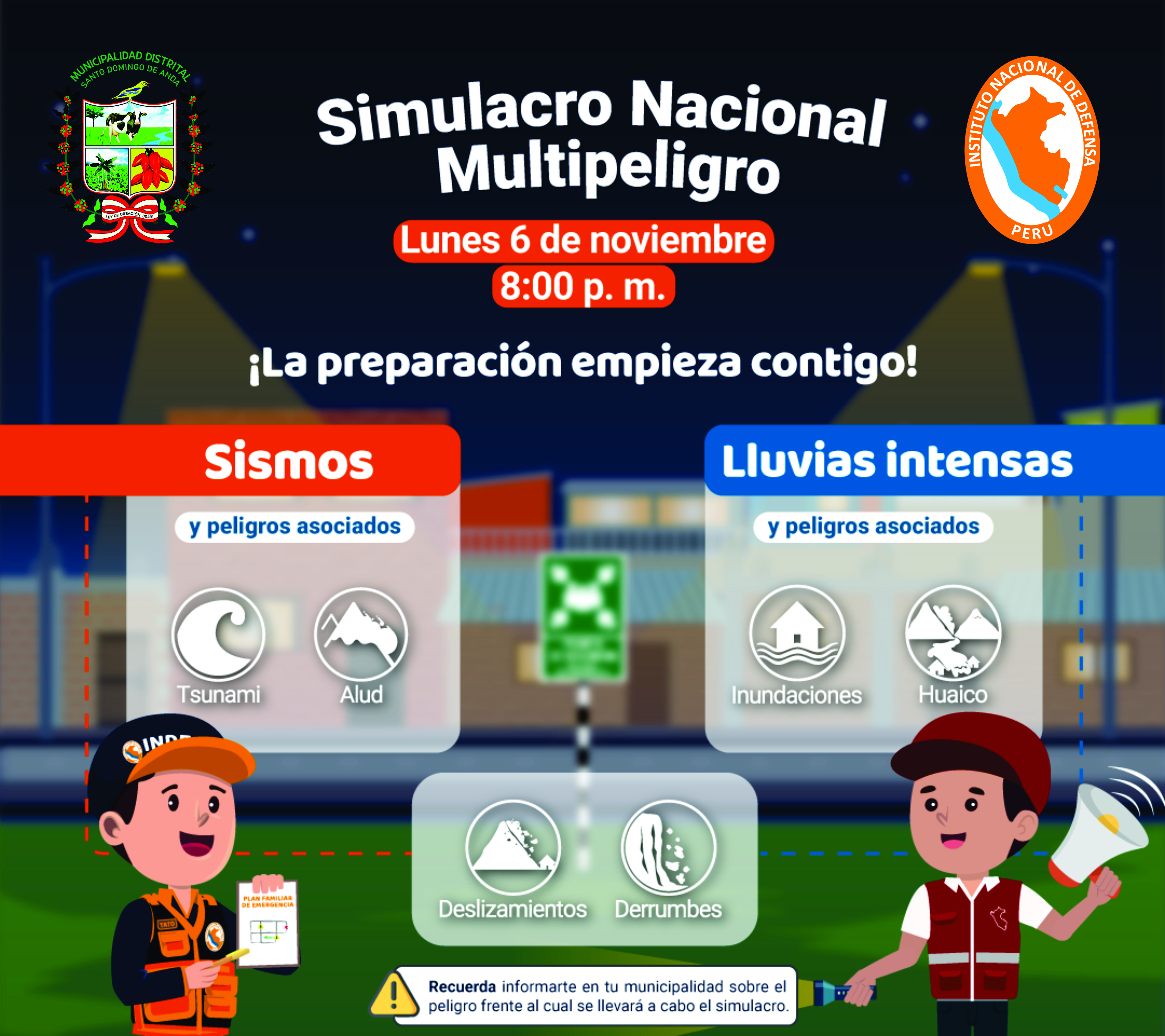 SIMULACRO NACIONAL MULTIPELIGRO