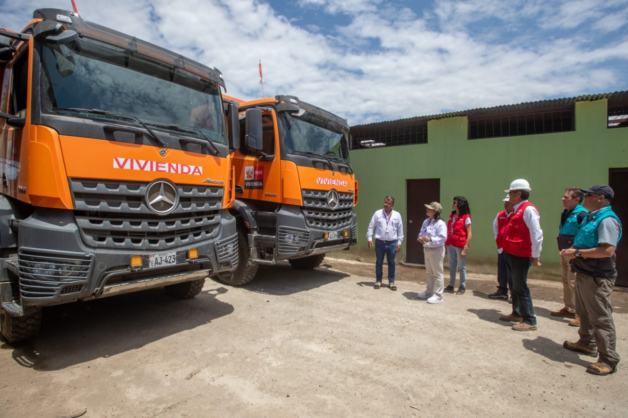 Ministerio de Vivienda dispone 45 maquinarias nuevas para enfrentar fenómeno El Niño en Lambayeque