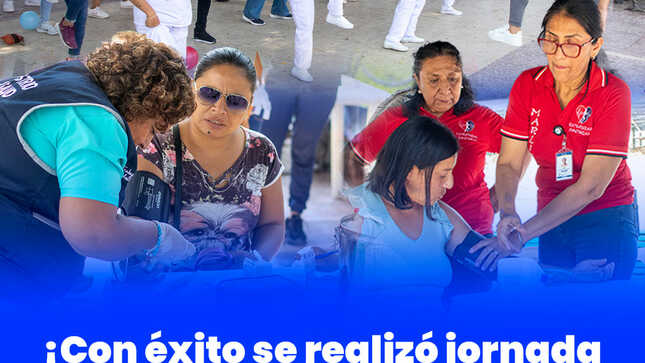 Con éxito se realizó jornada preventiva y de control de la diabetes en chulucanas.