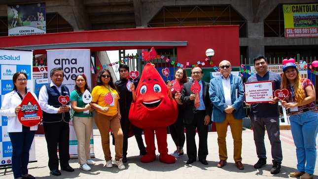 Campaña de donación de sangre en la Universidad Nacional de Ingeniería 