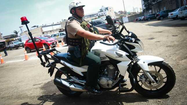 Se trata de unidad motorizada de la comisaría de San Genaro 