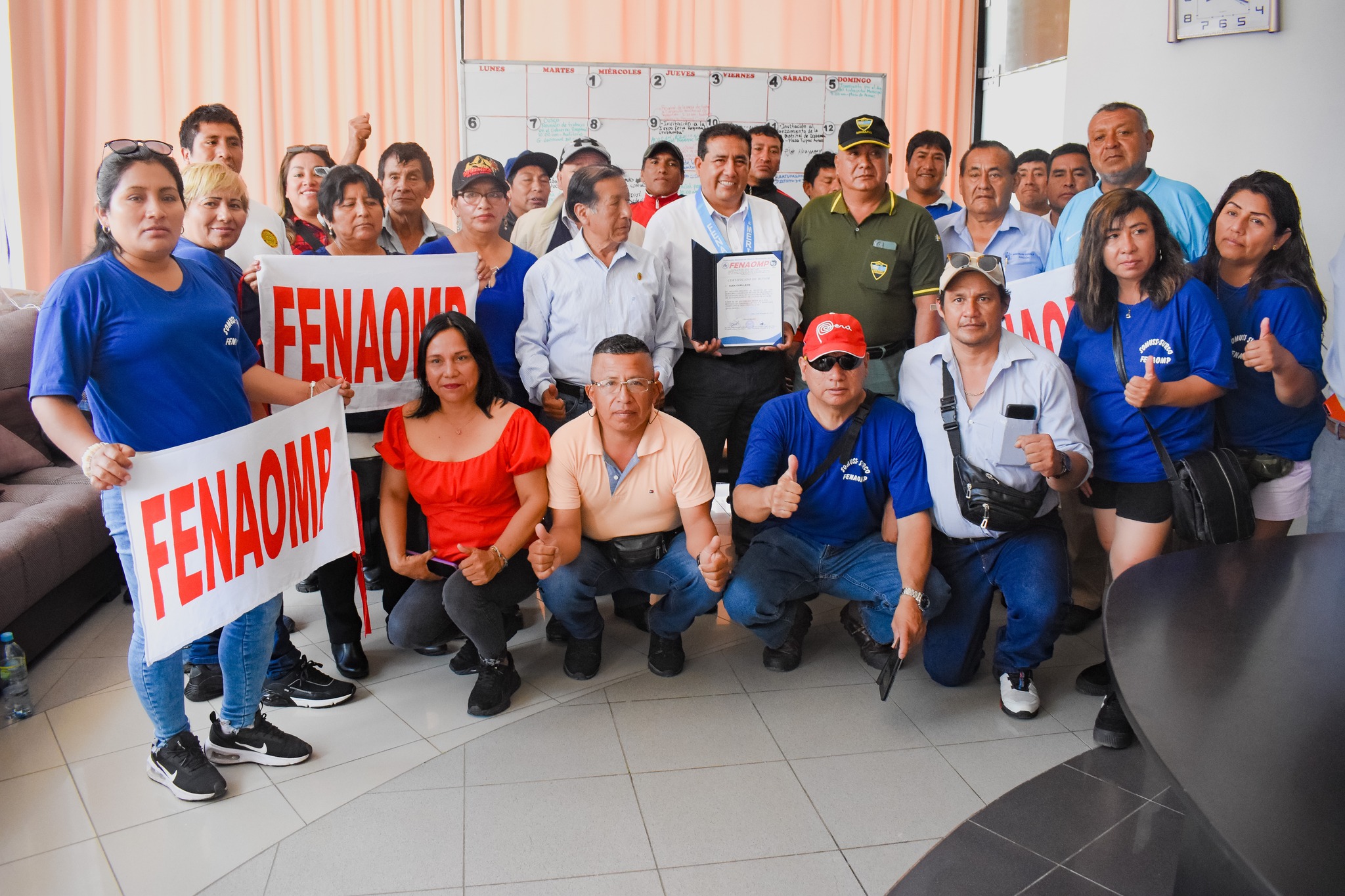 Reconocimiento destacado de FENAOMP