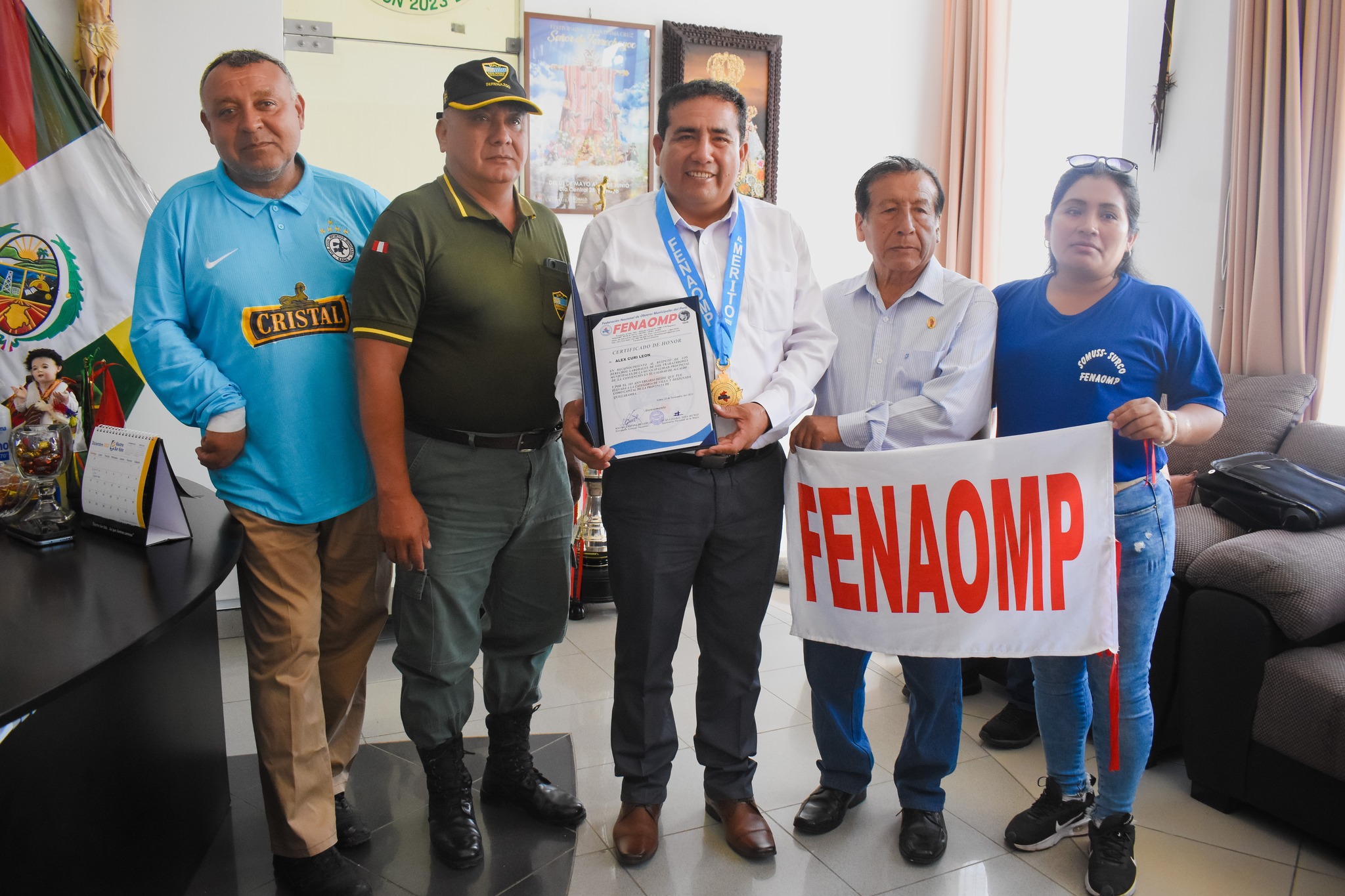 Reconocimiento destacado de FENAOMP