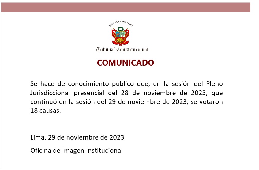 Comunicado