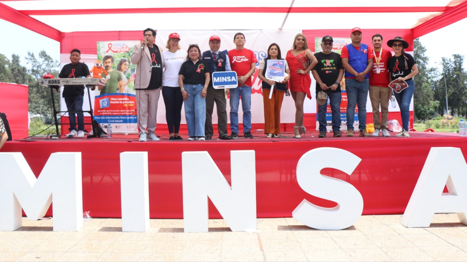 Minsa sensibiliza a la ciudadanía en el marco del Día Mundial de la Lucha Contra el SIDA