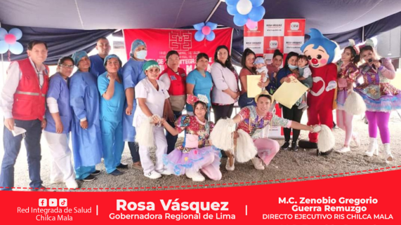 RIS Chilca Mala realiza campaña de salud en diversos establecimientos del distrito de Chilca.