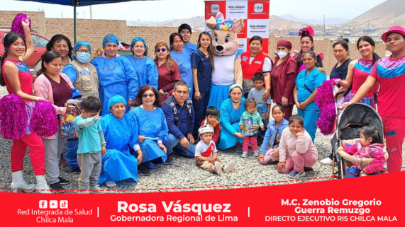 RIS Chilca Mala realiza campaña de salud en diversos establecimientos del distrito de Chilca.
