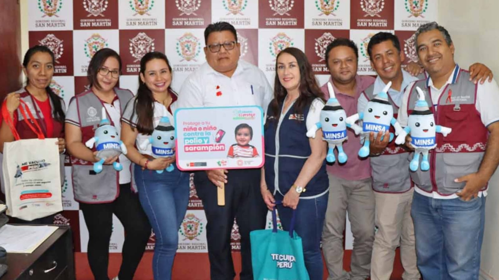 San Martín: Minsa brinda asistencia técnica a la Diresa para mejorar las coberturas de vacunación del esquema regular