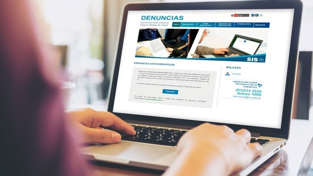 SIS pone a disposición de la población canales de atención presencial y virtual para denuncias por corrupción